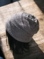Preview: Bambusbeanie, handgestrickt aus 100 % Bambuswolle, hautfreundlich, weich, vegan